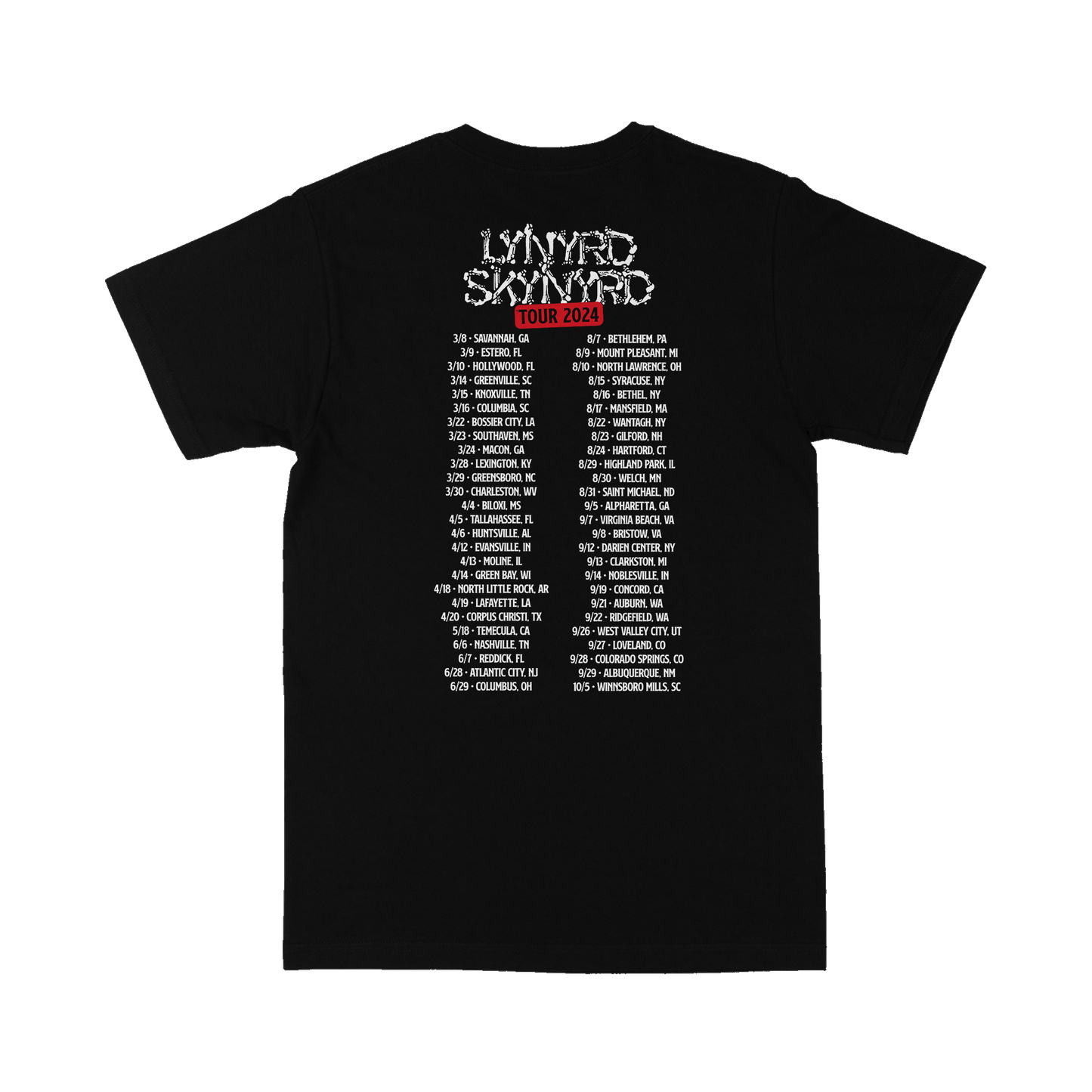 Smokes 2024 Tour T-Shirt