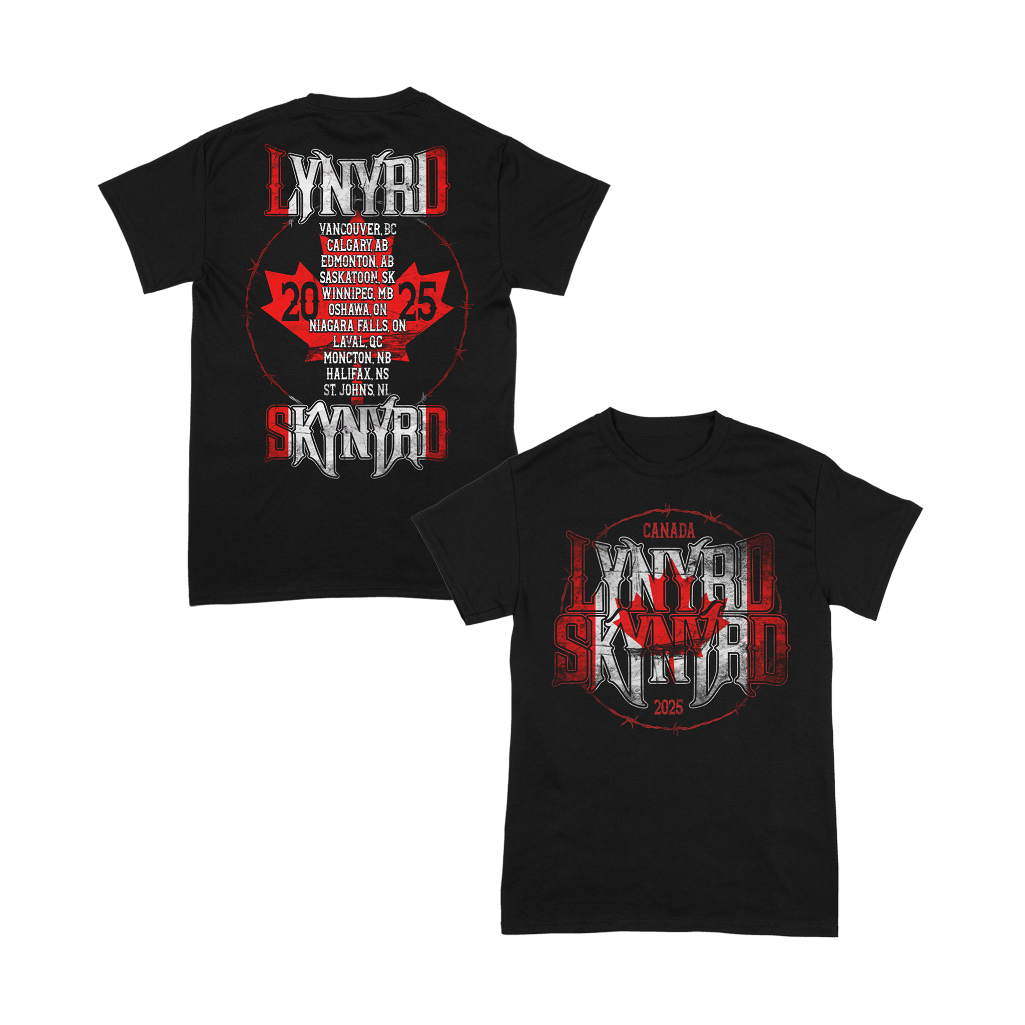 Canada 2025 Tour Tee – Lynyrd Skynyrd Store