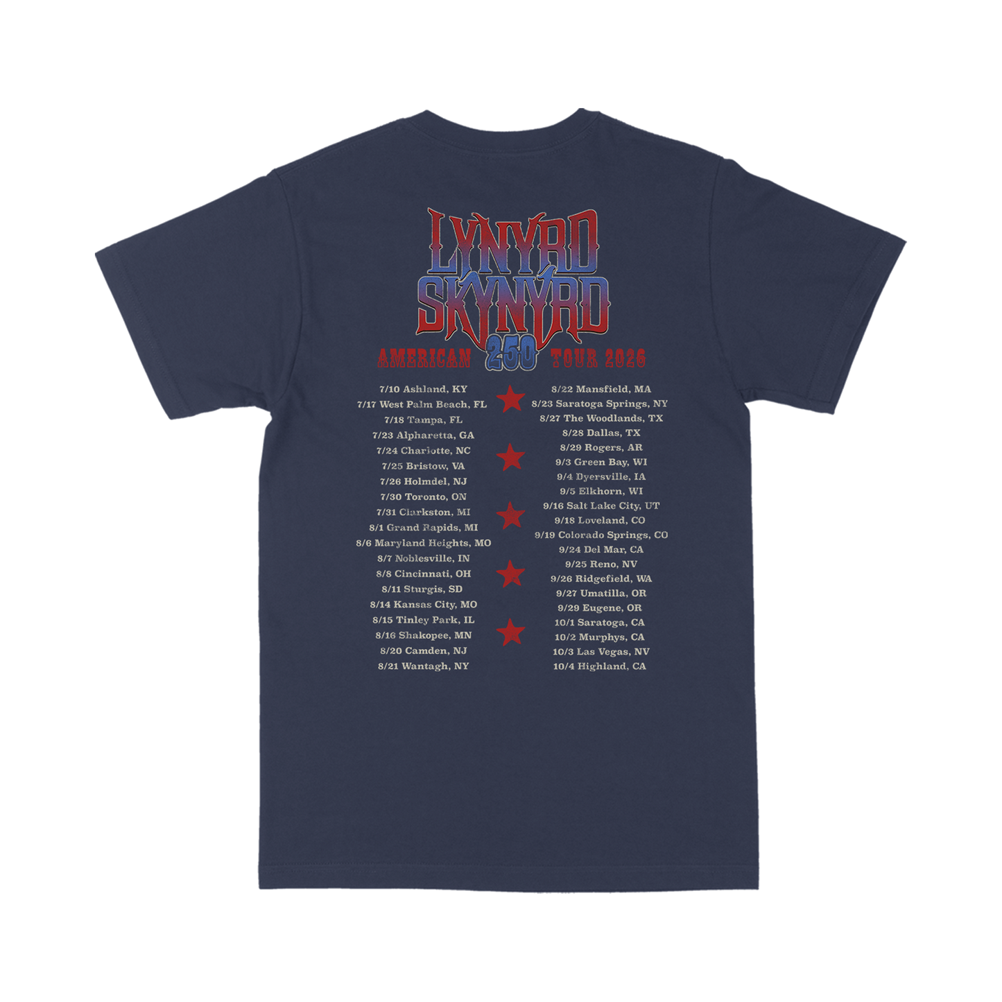 Clydesdale Eagle Navy Tour Tee