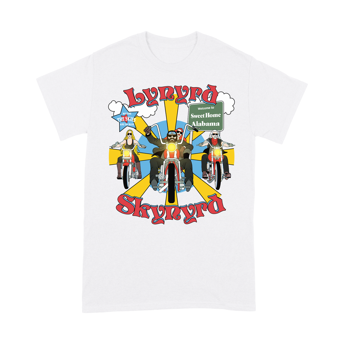 Road Trippin White Tee