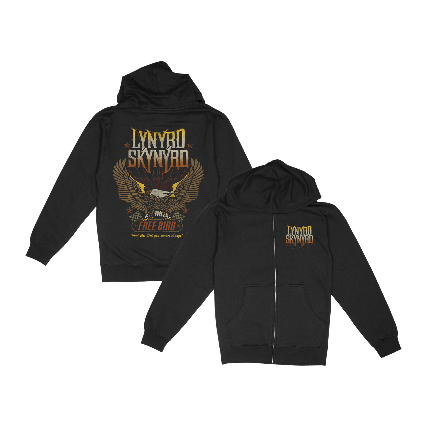 Free Bird Zip Up Hoodie