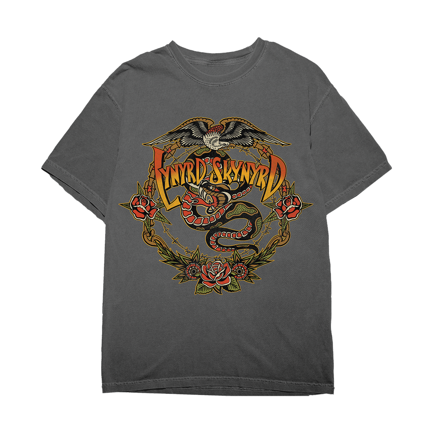 Snake Chain Charcoal T-Shirt