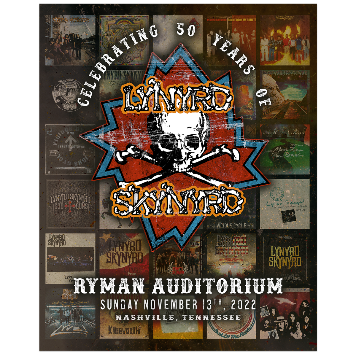 50th Anniversary at the Ryman Poster