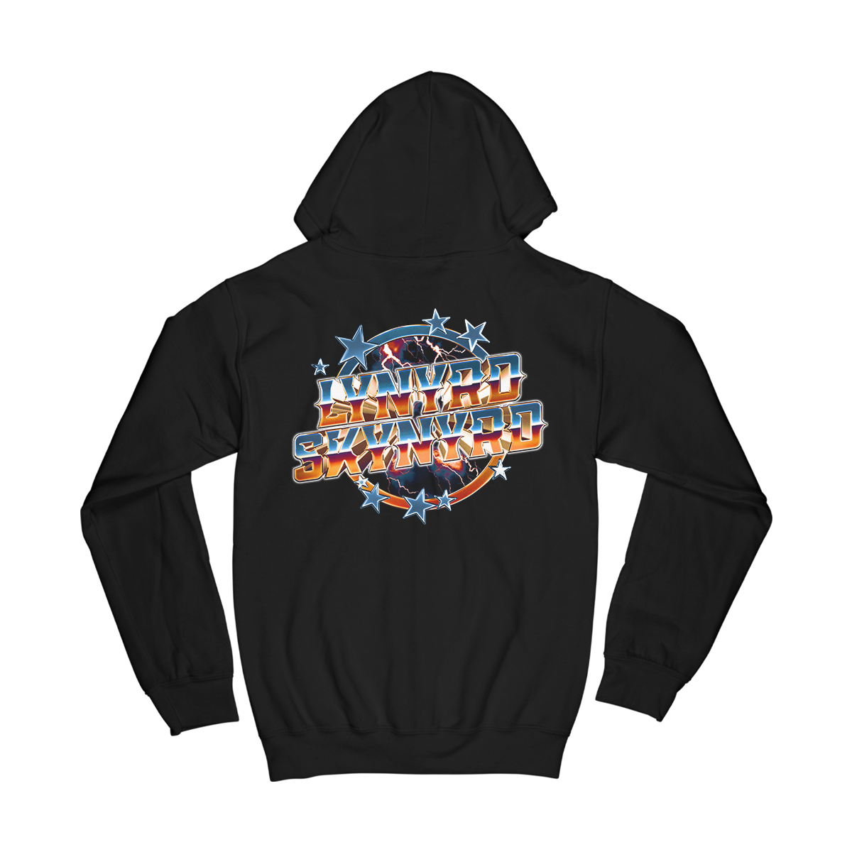 Chrome Black Zip Up Hoodie