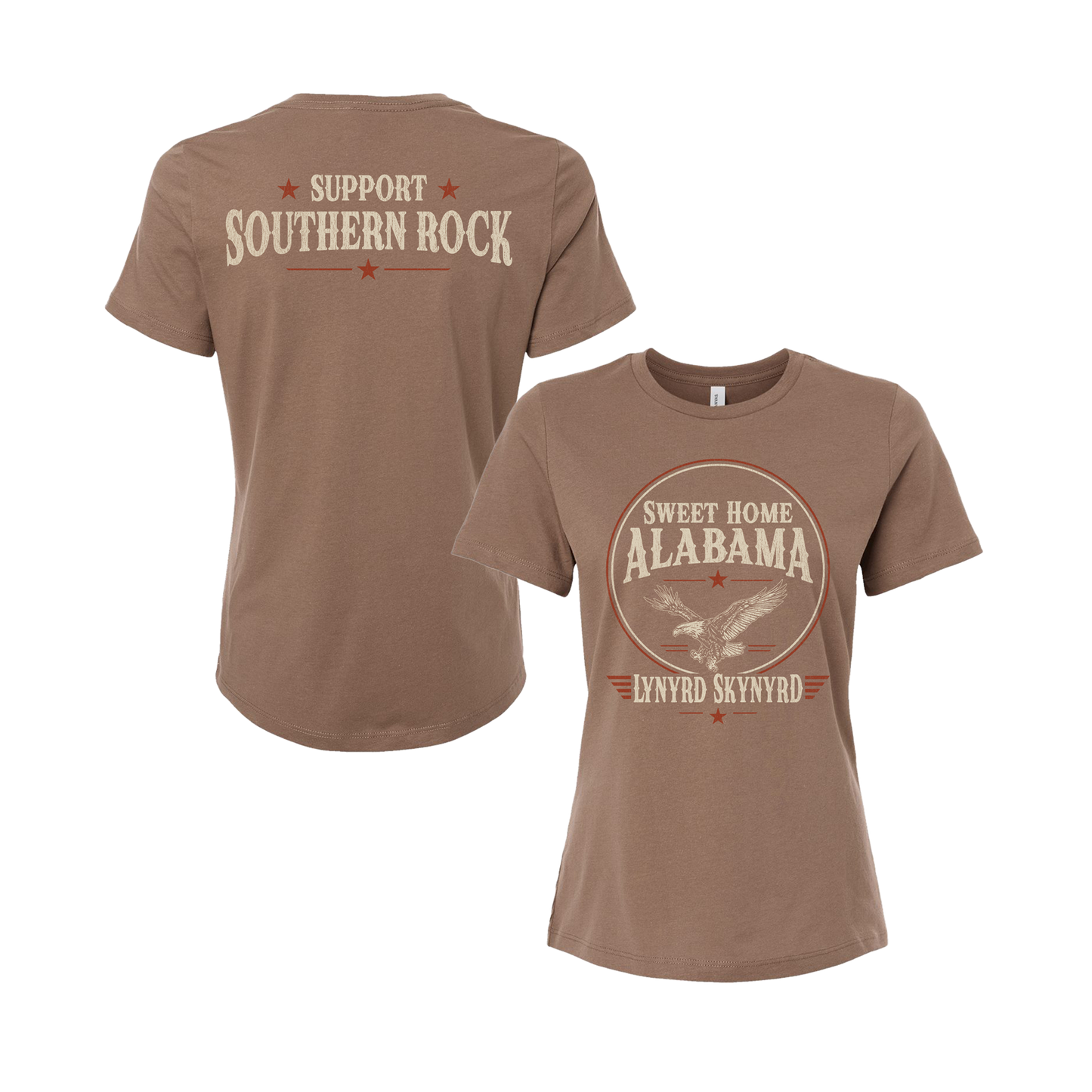 Bama Bird Vintage Brown Ladies Tee