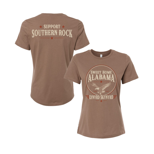 Bama Bird Vintage Brown Ladies Tee