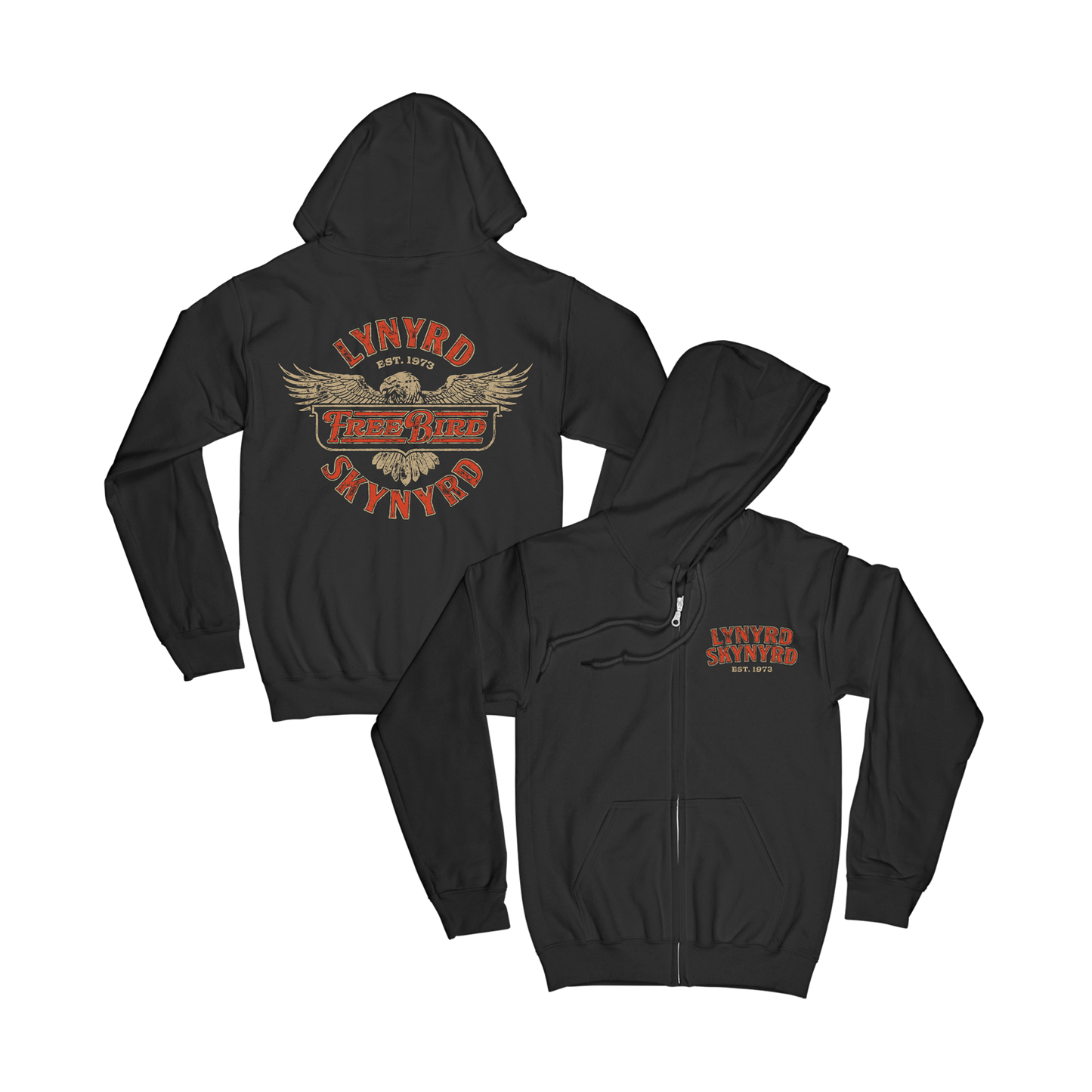 Freebird Badge Zip Hoodie