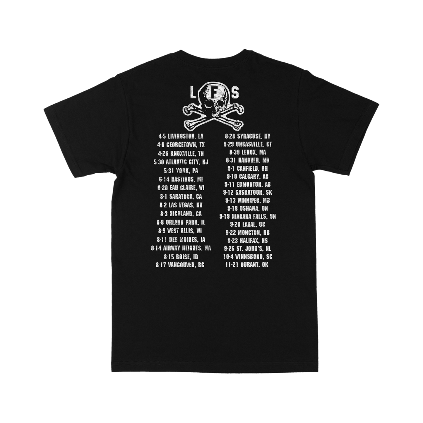 LFS Black Tour Tee