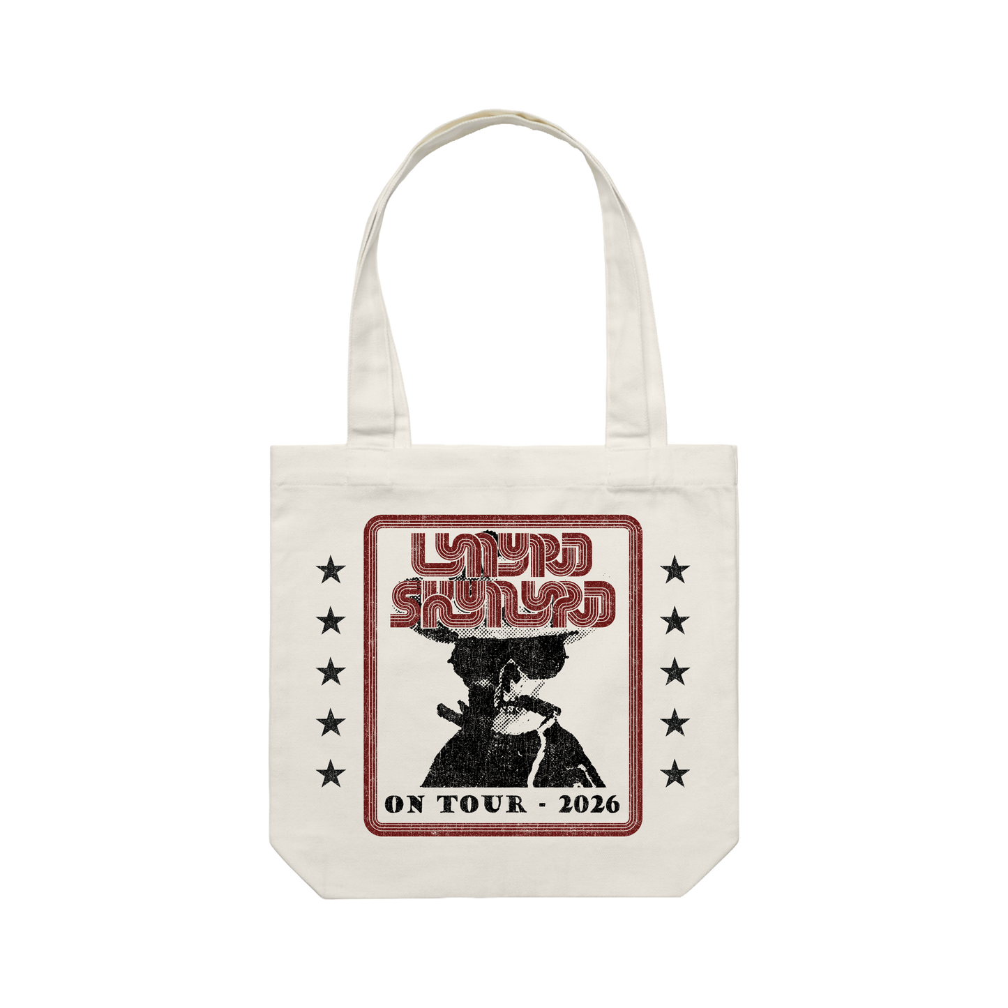 Retro Rambler Cream Tote Bag