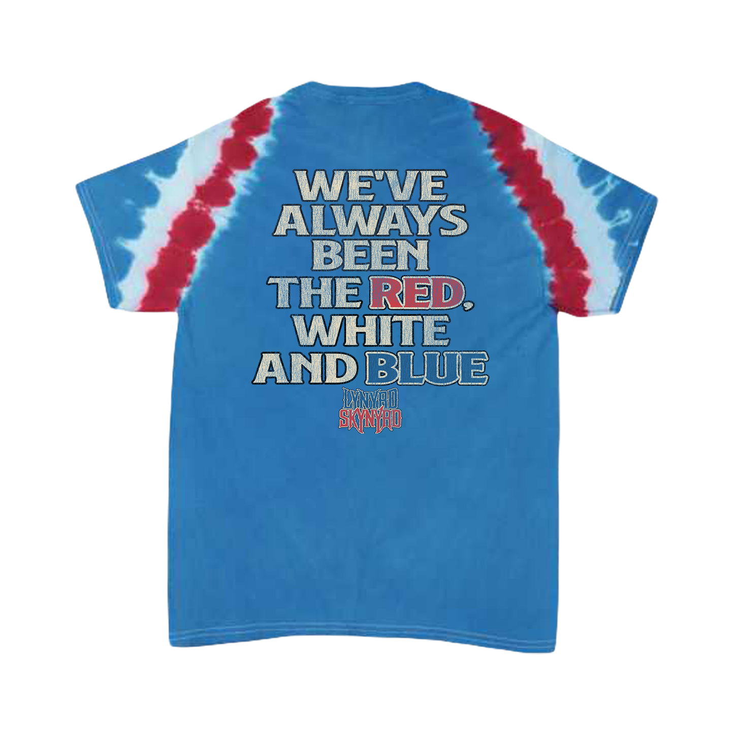 Red White and Blue 250 Tie Dye Tee
