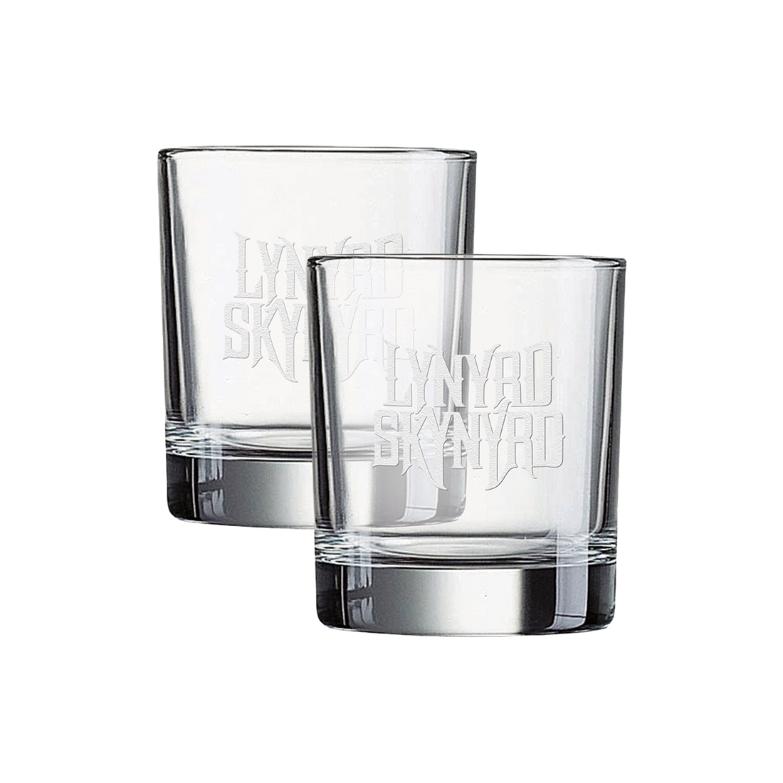 Classic Logo Rocks Glasses (Set of 2) – Lynyrd Skynyrd Store