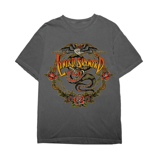 Snake Chain Charcoal T-Shirt